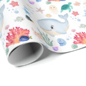 Süß unter Wasser Geschenkpapier (Rolleneckpunkt)