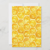 Süß wie Can Bee! Honigbiene, Honig, Babydusche Einladung (Rückseite)