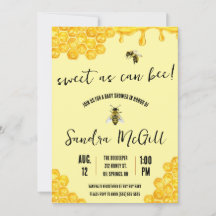 Süß wie Can Bee! Honigbiene, Honig, Babydusche