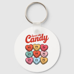 Süß wie Candy Süße Candy Herz Valentinstag Liebe G Schlüsselanhänger