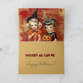 Süß wie Candy Wicked wie Sin Halloween Karte (Innenseite)