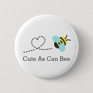 Süß wie ein Bienchen Button