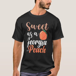 Süß wie ein georgischer Pfirsich Pfirsich-Staat Sü T-Shirt