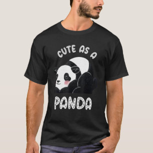 Süß wie ein Panda Wilder Panda Bambus T-Shirt