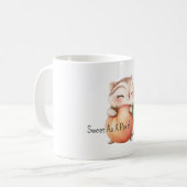 Süß wie ein Pfirsich Kaffeetasse (Vorderseite Links)
