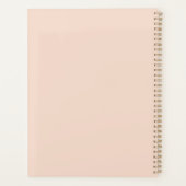 Süß wie ein Pfirsich-Schmetterling Planer (Rückseite)