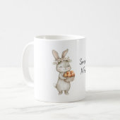 Süß wie ein Pfirsichhase Kaffeetasse (Vorderseite Links)