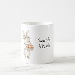 Süß wie ein Pfirsichhase Kaffeetasse