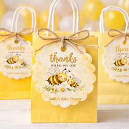 Süß wie eine Biene Baby Shower Geschenkanhänger