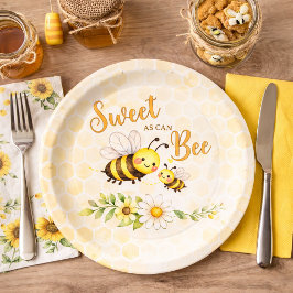 Süß wie eine Biene Baby Shower Pappteller