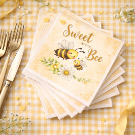 Süß wie eine Biene Baby Shower Serviette