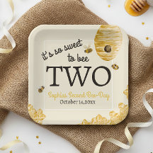 Süß wie eine Biene zum zweiten Geburtstag Bienenwa