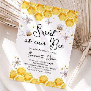Süß wie eine Honigbiene - Babyparty Einladung