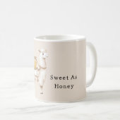 Süß wie Honig Alpaka Kaffeetasse (VorderseiteRechts)
