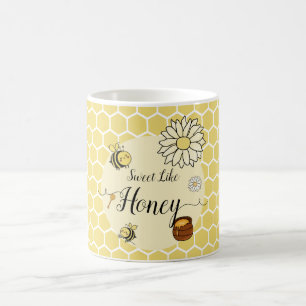 Süß wie Honig, niedliche kleine Biene Kaffeetasse