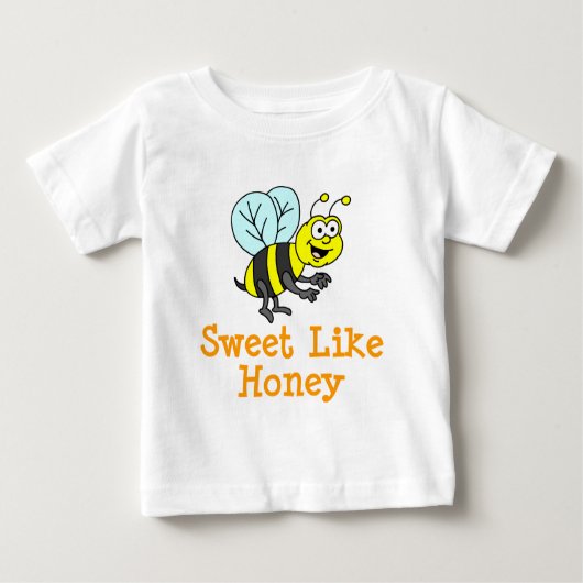 Süß wie Honigbiene Baby T-shirt (Vorderseite)