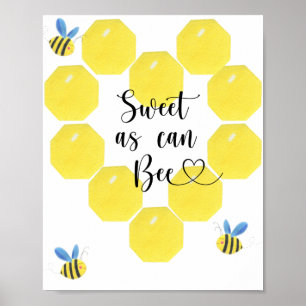 Süß wie möglich. Bienenstück-Party Poster