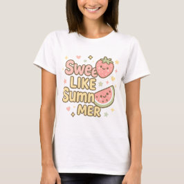 Süß wie Sommer – süßes und farbenfrohes Sommerdesi T-Shirt