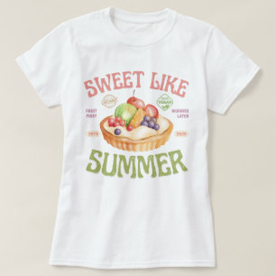 Süß wie Sommer, Wasserfarbenfrüchte T-Shirt