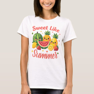Süß wie sommerliche süße Fruchtfreunde T-Shirt