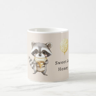 Süß wie Waschbär-Honigwaben-Ballon Kaffeetasse