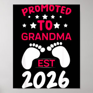Süß zur Oma befördert 2026 Erste Oma 2 Poster