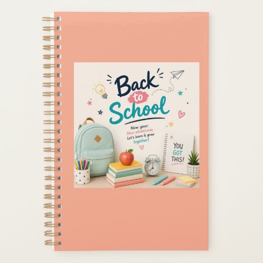 SÜß ZURÜCK IN DIE SCHULE PLANER (Vorderseite)