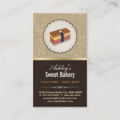 Süßbäckerei Boutique - Loaf Looking Cake Visitenkarte (Rückseite)