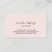 Süßbäckerei Niedlich Cupcakes Rosa Visitenkarte (Rückseite)
