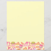 Süßbäckerei und Getränke gelb (Rückseite)