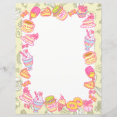 Süßbäckerei und Getränke grün (Vorderseite)