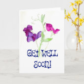 Süßbaum Karte (Gelbe Blume)