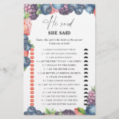 Süßbeere - er sagte, sie habe Spiel gesagt (Vorderseite)