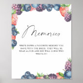 Süßbeere - Erinnerungen mit Braut Poster (Vorne)