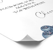 Süßbeere Wasserfarbe - Sangria Bar Poster (Ecke)