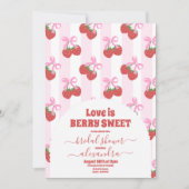 Süßbeeren Brautparty Einladung (Vorderseite)