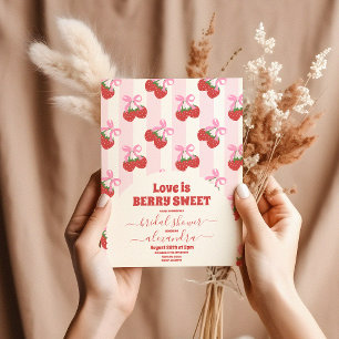 Süßbeeren Brautparty Einladung