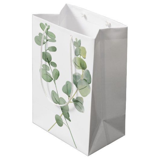 Süßbienengeschenktasche Mittlere Geschenktüte (Rückseite Schrägansicht)