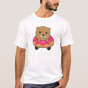 Süßbienenkanen Donut Pink T-Shirt