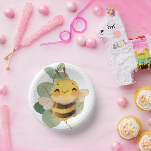 Süßbienenschale Pappteller (Party)