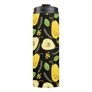 Süßbirnen: Überschneidung von Fruchtdesign Thermosbecher