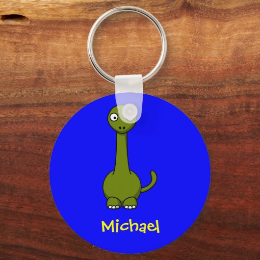 Süßbrontosaurus Schlüsselanhänger (Vorderseite)