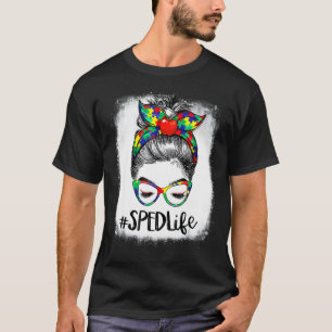 Süße 100. Schultag unordentlicher Dutt SPED Frauen T-Shirt