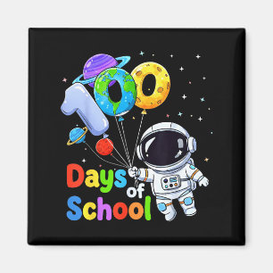 Süße 100 Tage Astronaut Raumfahrt Kinder Jungen Sc Magnet