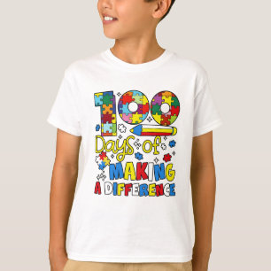 Süße 100 Tage, die einen Unterschied machen, Puzzl T-Shirt