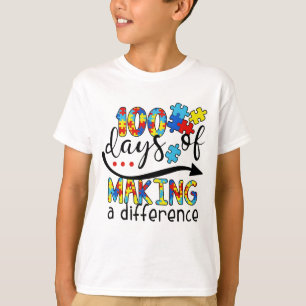 Süße 100 Tage, die einen Unterschied machen, Puzzl T-Shirt