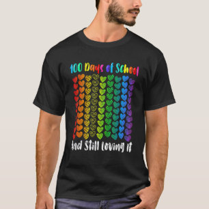 Süße 100 Tage Schule und immer noch in Liebe Herze T-Shirt