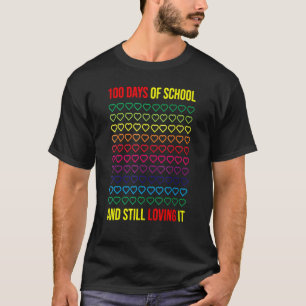 Süße 100 Tage Schule Und Immer Noch Verliebt In Si T-Shirt