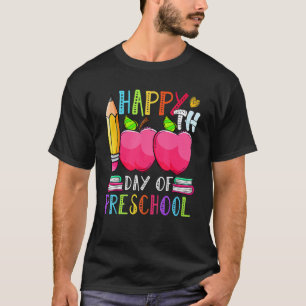 Süße 100 Tage Vorschule Glücklicher 100. Tag der S T-Shirt