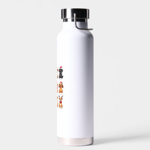 Süße 12 Hunde Xmas Lustige Hunde Liebhaber Weihnac Trinkflasche